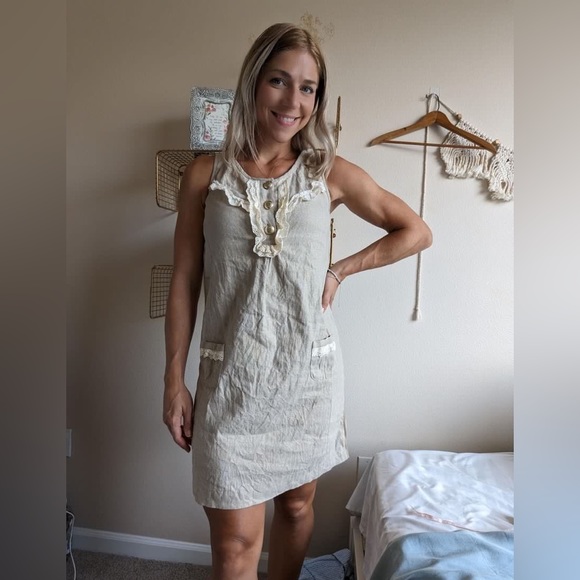 Juicy Couture linen with gold threads, 4 - Picture 6 of 8